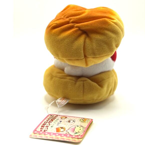 San-X Nyan Nyan Nyanko Cafe Series Cream Puff Cat Plush Doll Toy w/Tag - Picture 2 of 6